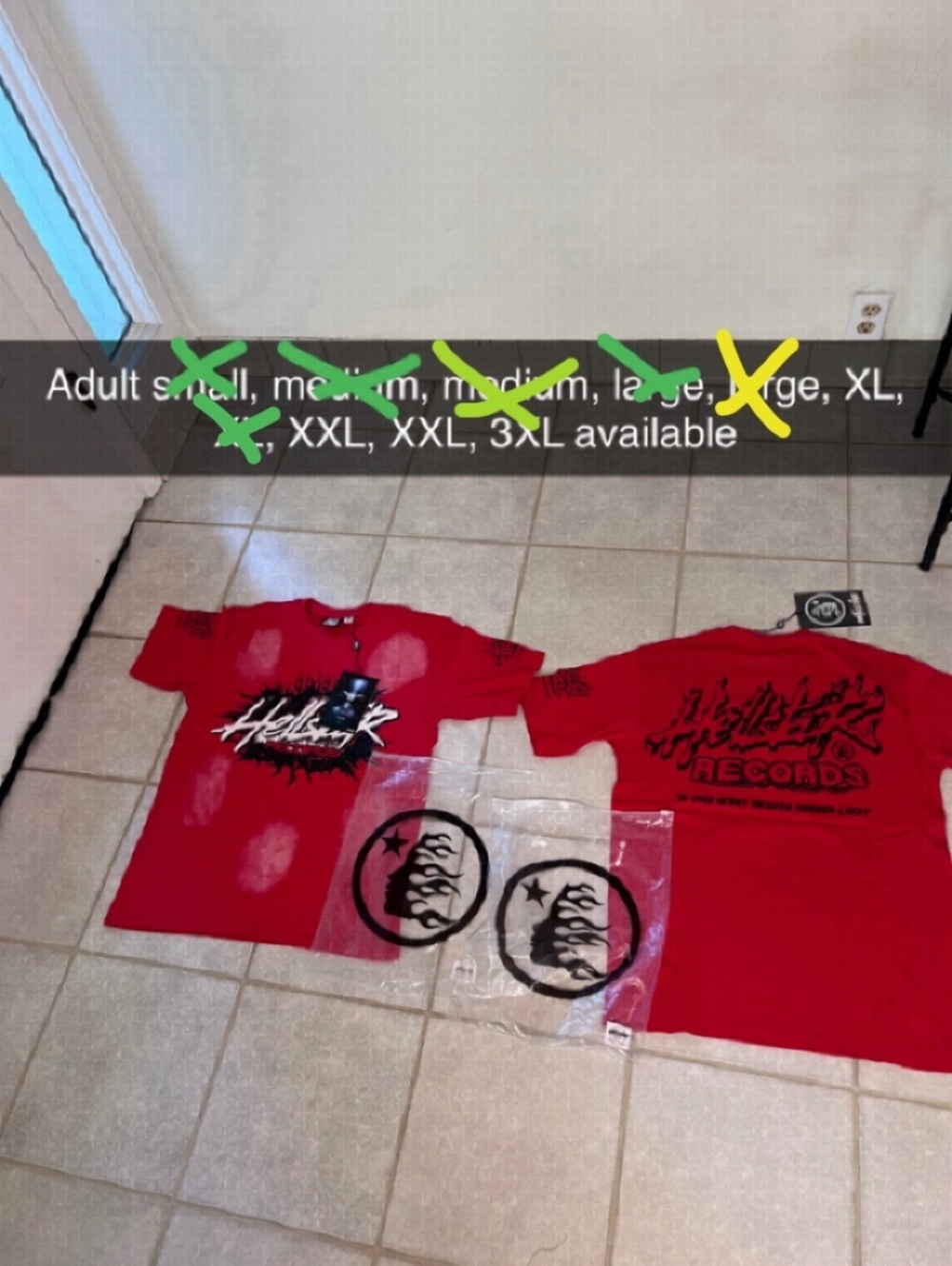Men’s hellstar shirts size XL